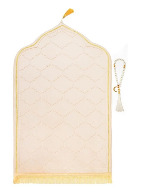 Premium Velvet Prayer Mat Set